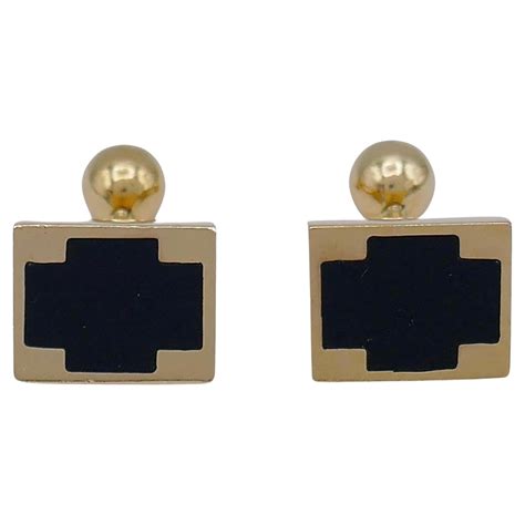 gucci gold cufflinks|vintage gucci cufflinks.